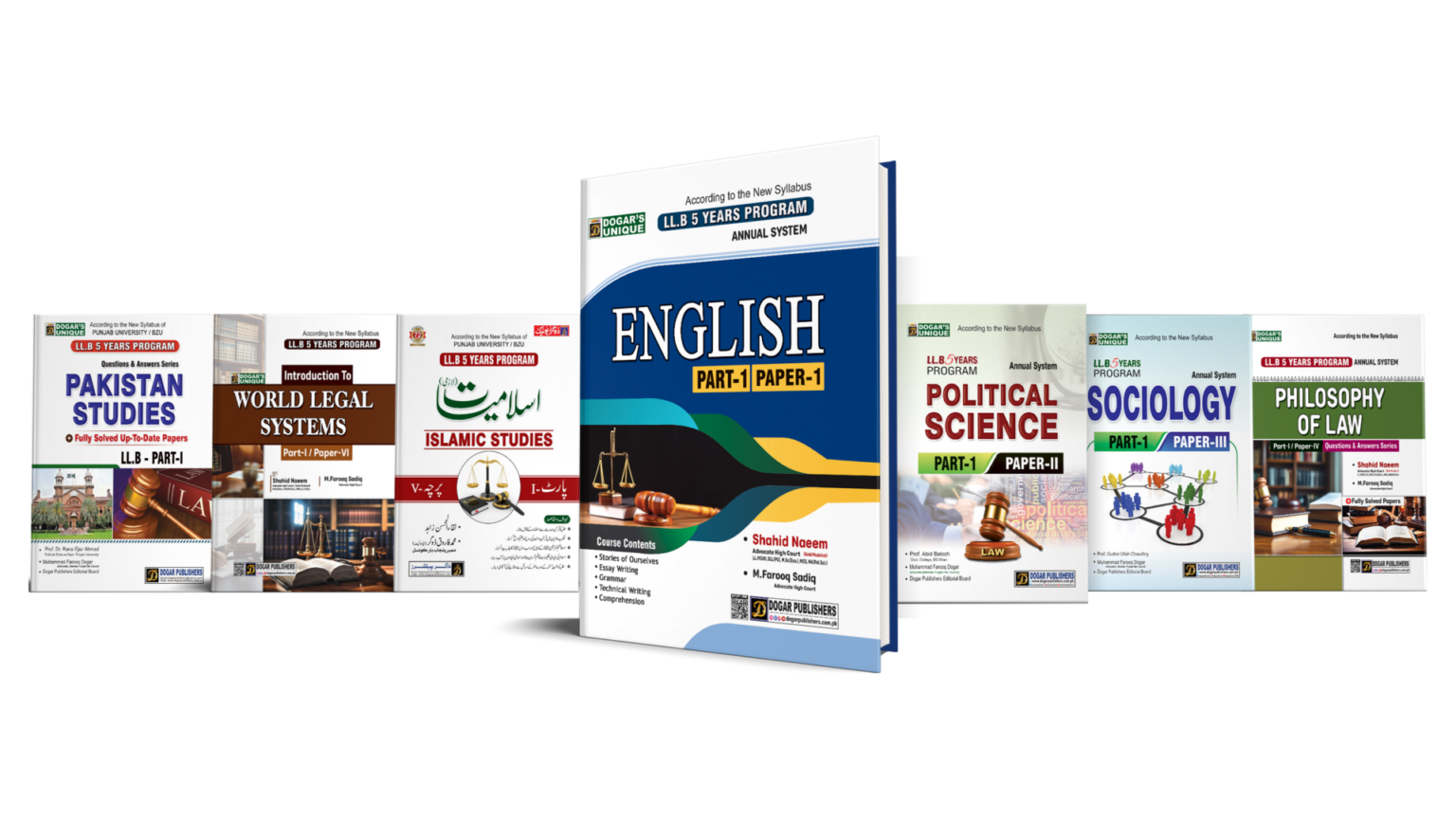 LLB Part 1 Complete Set (5 Years Program) by Dogar Publishers