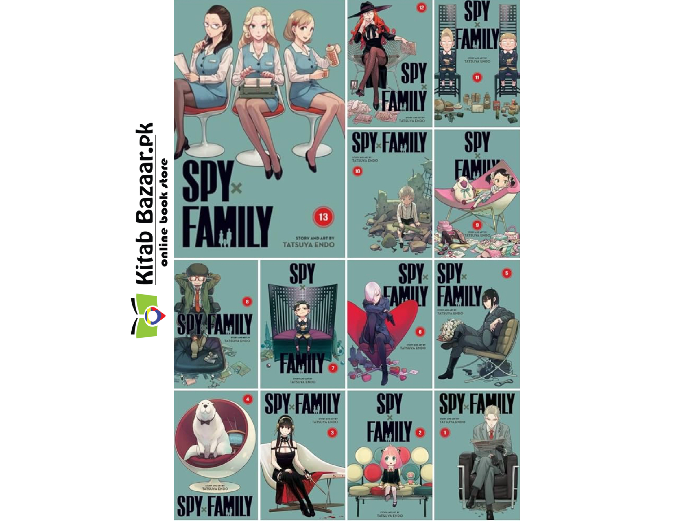 Spy x Family Series 13-Book Ultimate Collection Set (Vol.1 to Vol.13) (A+ Quality)