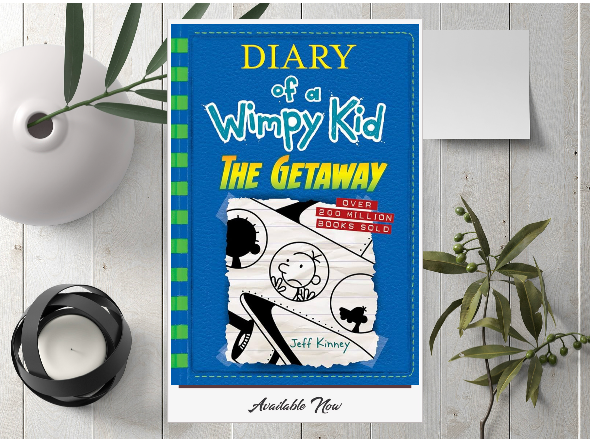 The Getaway (Diary of a Wimpy Kid #12) By Jeff Kinney (A+ Quality)