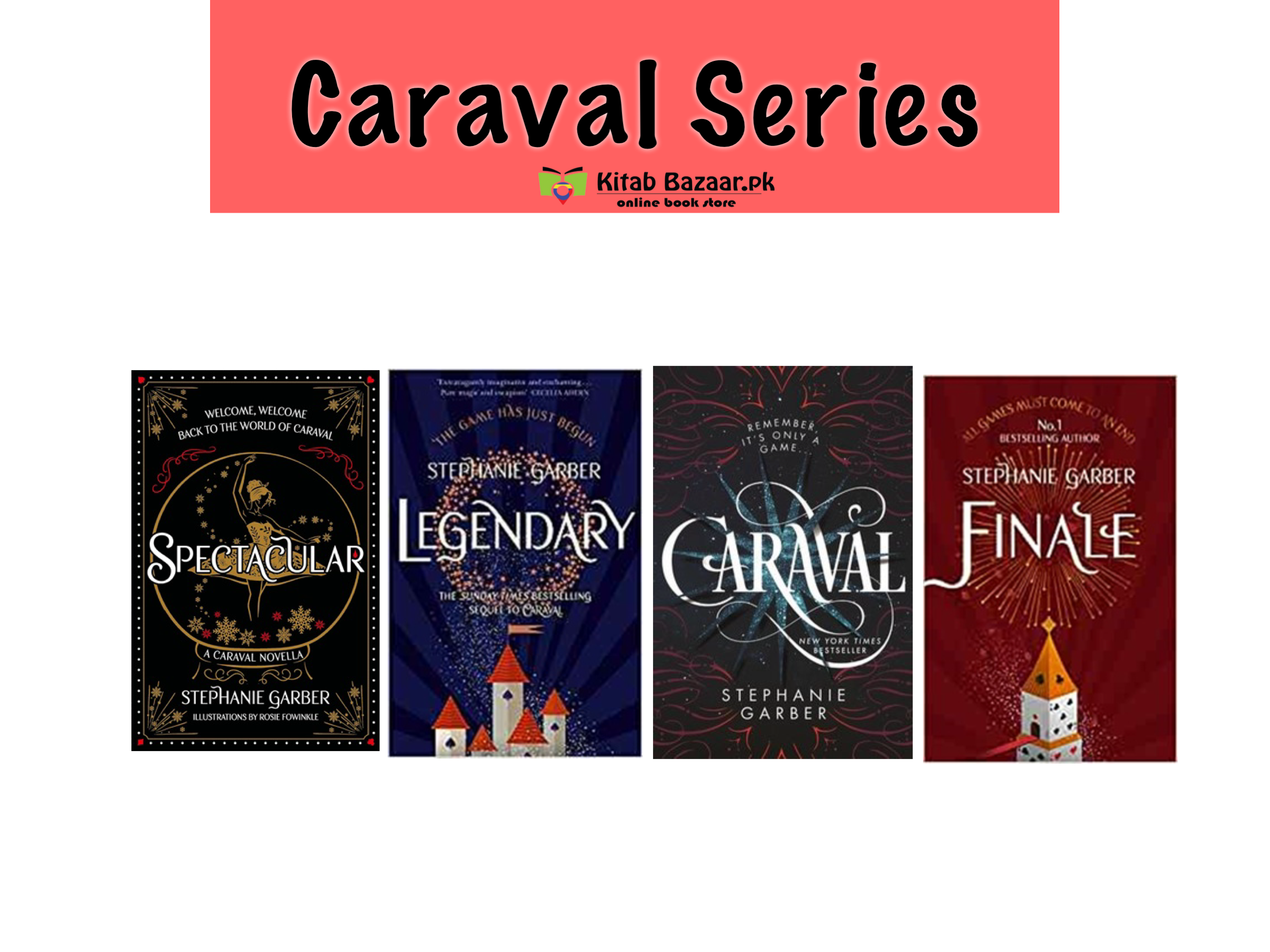 Caraval Series 4Books Set ( A+ Quality) by Stephanie Garber