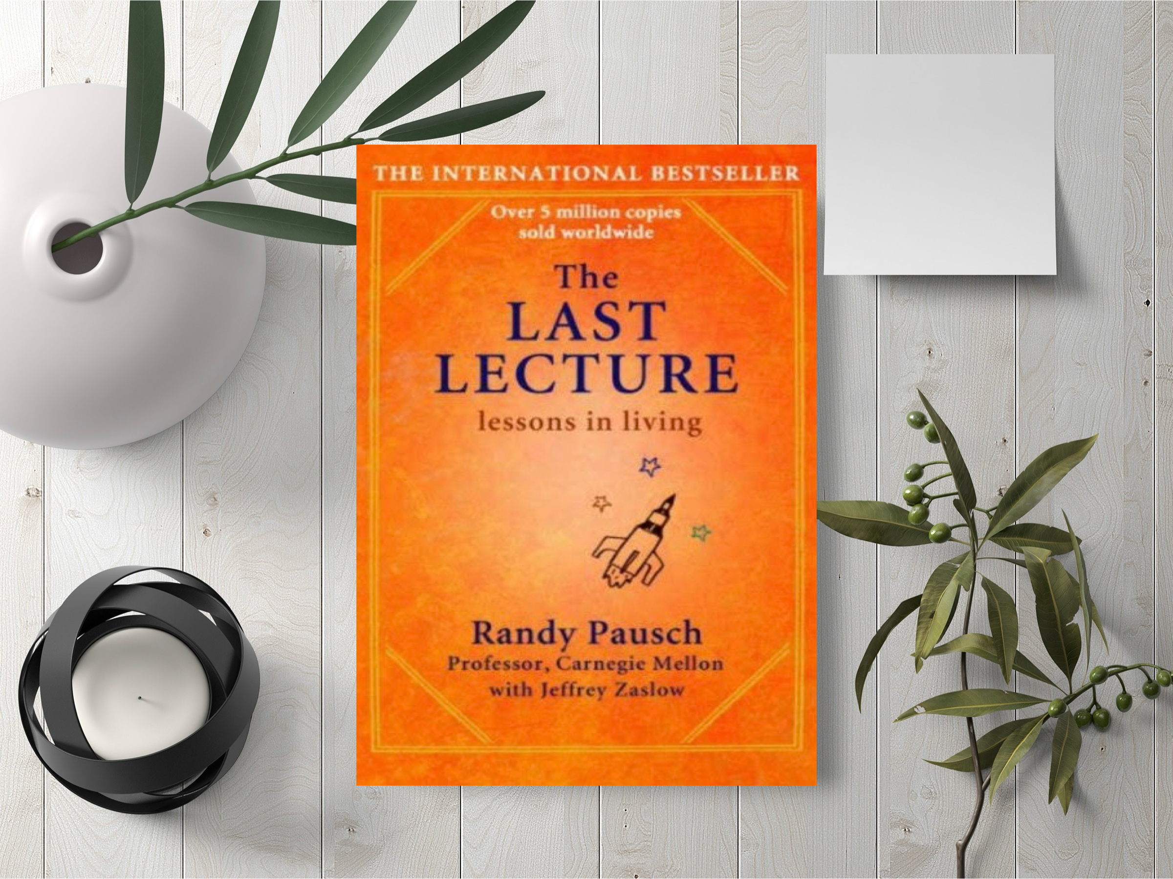 The Last Lecture by Randy Pausch (A+ Quality)- Kitab Bazaar.pk