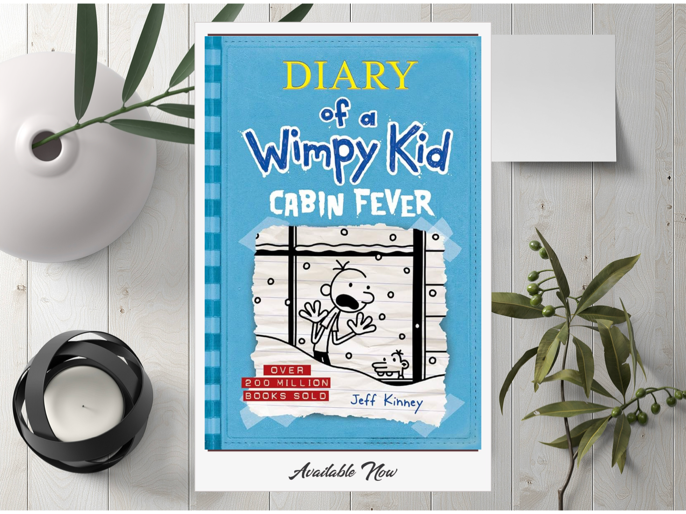 Cabin Fever (Diary of a Wimpy Kid #6) By Jeff Kinney (A+ Quality)