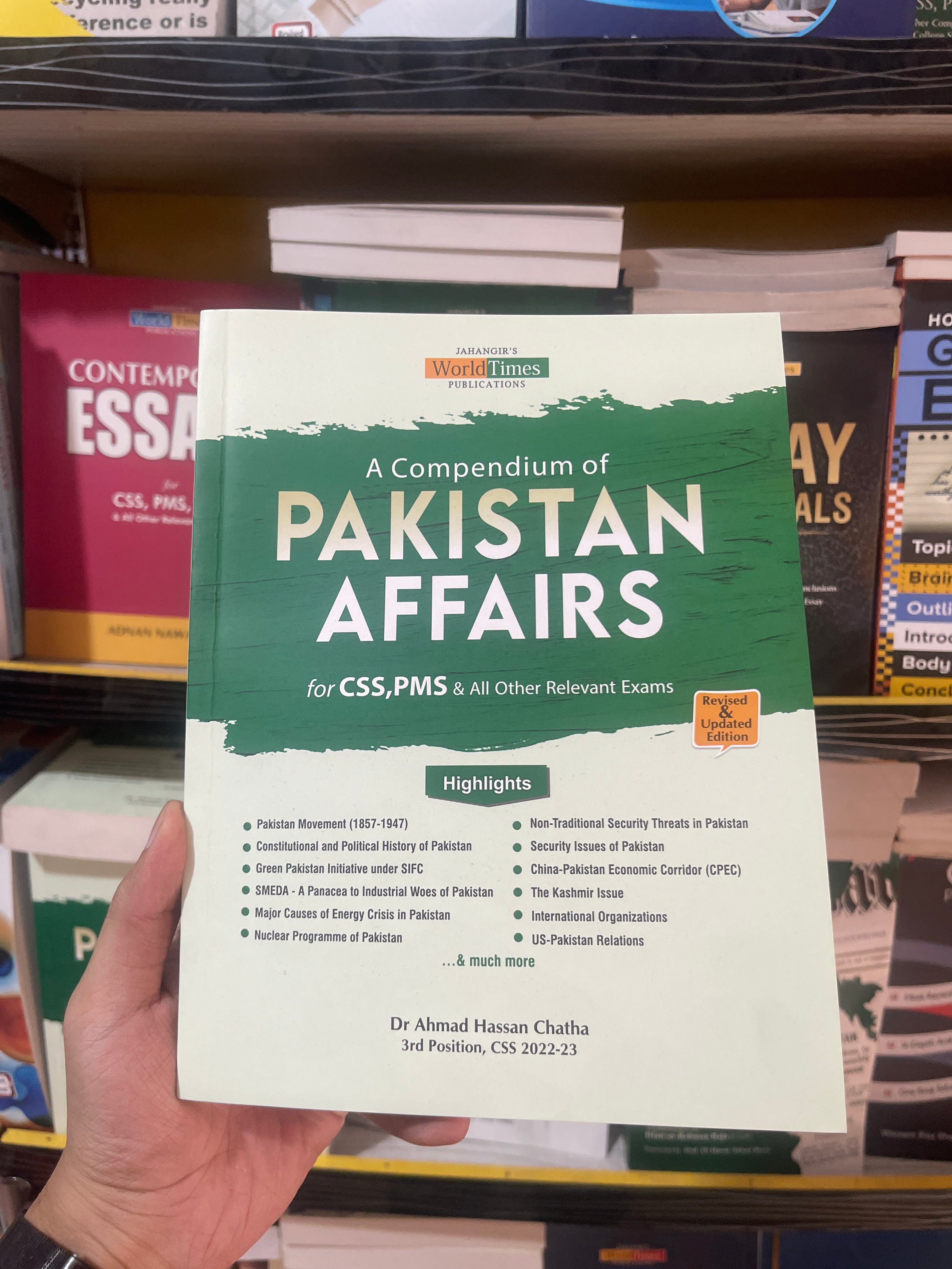 A Compendium of Pakistan Affairs by Dr Ahmad Hassan Chatha - JWT Publications