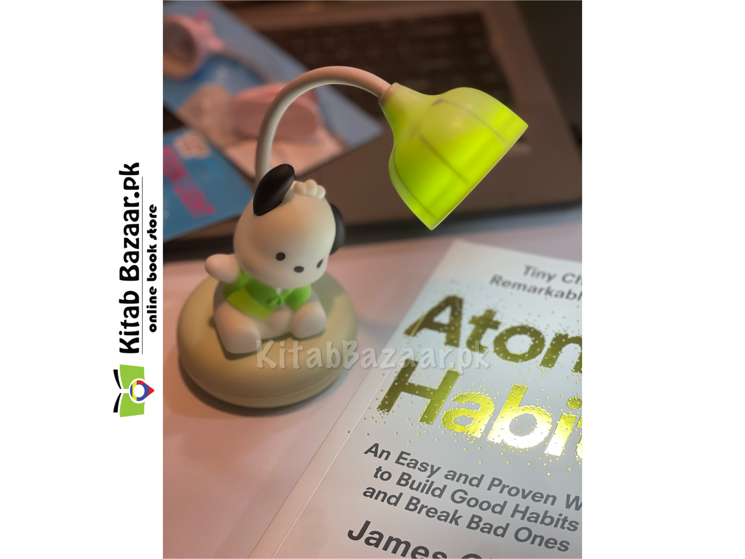 Cute Cartoon Table Lamp with Dual Light Modes - LED Night Lamp for Kids and Study Table - Buy Online at Kitabbazaar.pk
