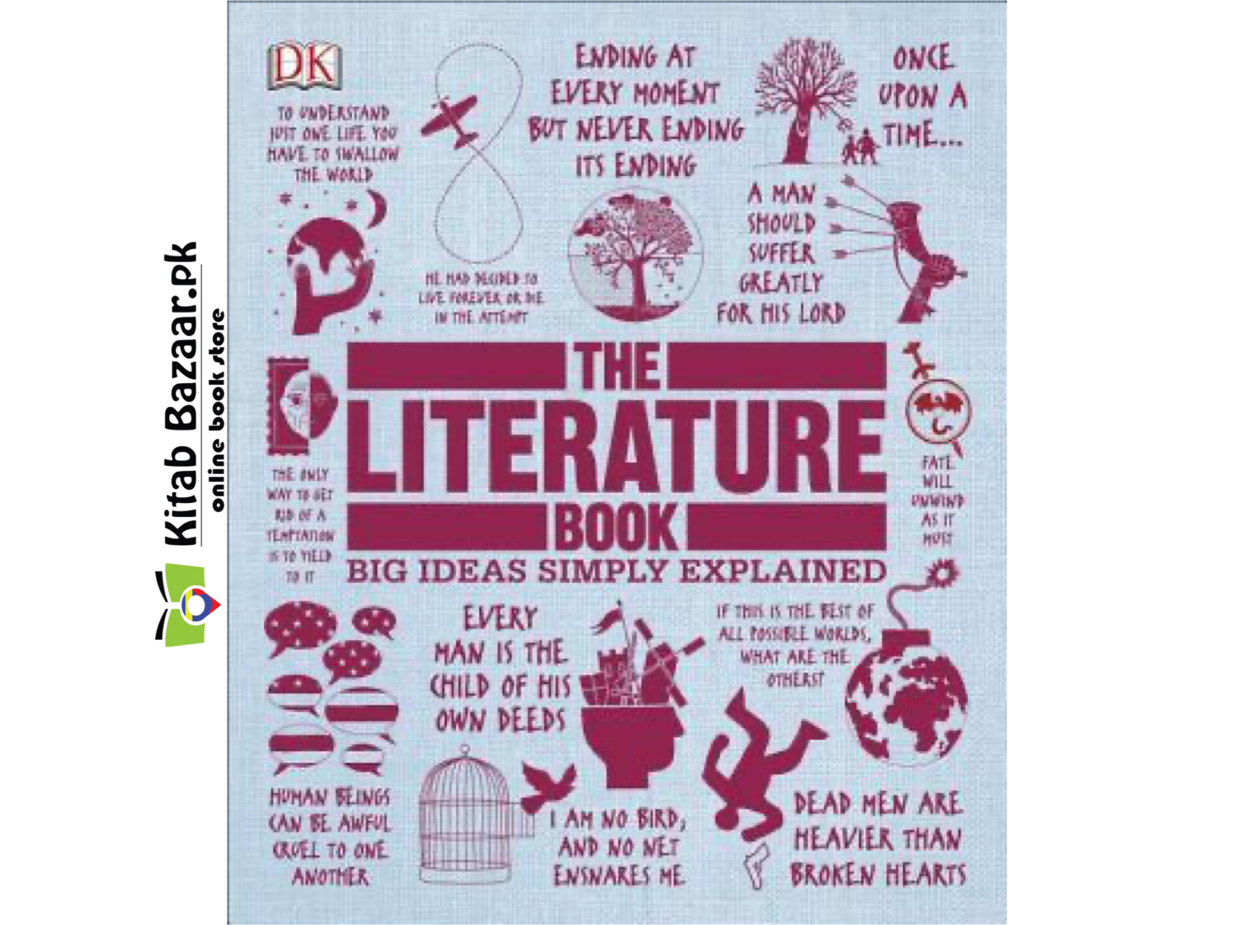 The Literature Book: Big Ideas Simply Explained By R.G. Grant (Good Quality)