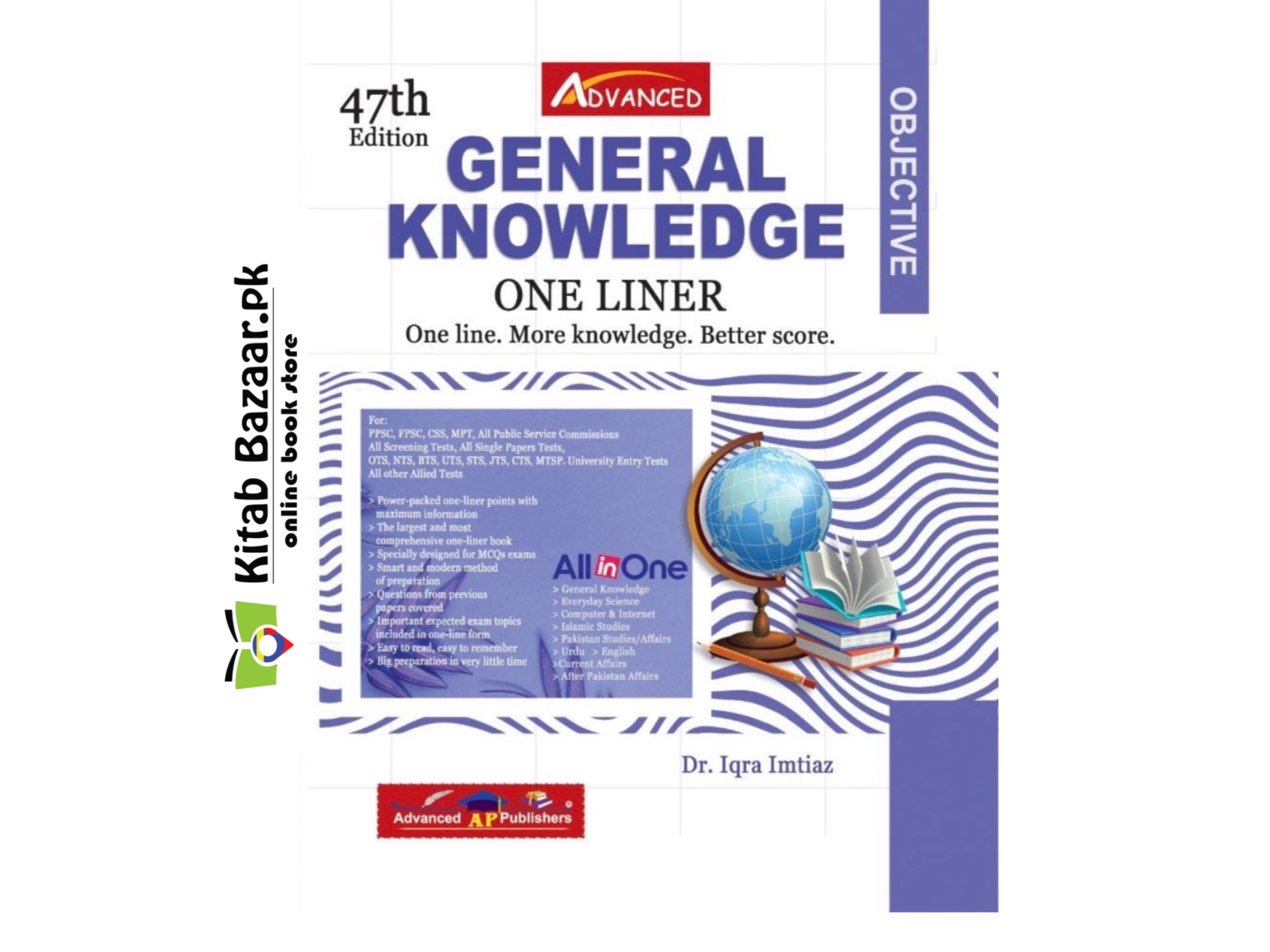 One liner GK by Dr Iqra Imtiaz 47th New latest Edition 2026 -Advanced publishers