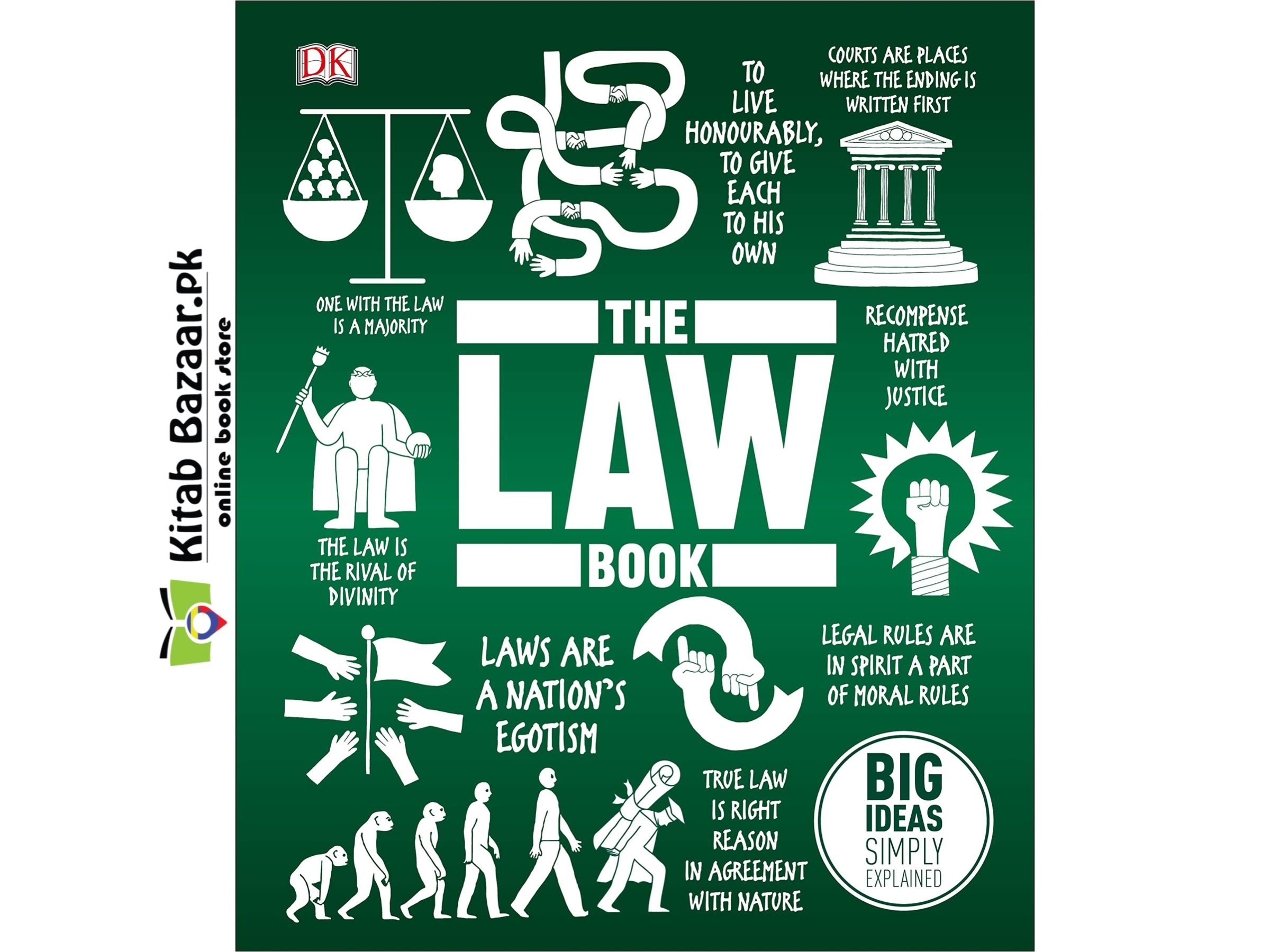The Law Book: Big Ideas Simply Explained By R.G. Grant (Good Quality)